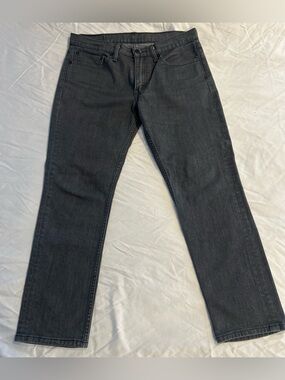 Levi's Men's Straight Jeans in Dark Charcoal